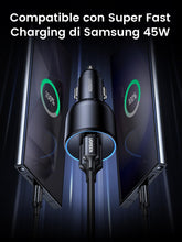Carica l'immagine nel visualizzatore di Gallery, UGREEN 130W Caricatore Auto USB C 45W PPS Accendisigari USB C con Cavo 100W