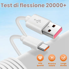 Carica l'immagine nel visualizzatore di Gallery, Cavo USB A a tipo C, 10 m, per telecamera di sorveglianza, bianco