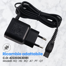 Carica l'immagine nel visualizzatore di Gallery, Anakel Home Caricatore rasoio compatibile con rasoio Philips OneBlade, modelli HQ HS HC RQ AT PT MG BT BG | 15 V, 5,4 W,