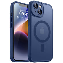 Carica l'immagine nel visualizzatore di Gallery, CANSHN Cover Magnetica per iPhone 14(6,1 Pollici), Compatibile con MagSafe, [Protezione Completa Della Fotocamera], Cust