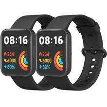 Carica l'immagine nel visualizzatore di Gallery, YLK 2 Pezzi Cinturino per Redmi Watch 2 Lite/Xiaomi Mi Watch Lite - Cinturino di Ricambio Sportivo per Uomo e Donna