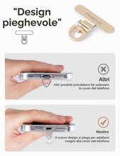 Carica l'immagine nel visualizzatore di Gallery, Toppa Per Cordino Cellulare Metallo, Toppa In Metallo, Toppa Universale Per Cordino Per Cellulare Senza Adesivo, Ricambi