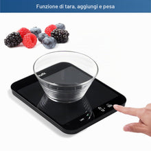 Carica l'immagine nel visualizzatore di Gallery, Vitafit 15kg Bilancia Cucina Digitale Precisione 1g, 215x180mm Piattaforma