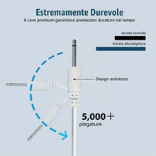 Carica l'immagine nel visualizzatore di Gallery, Xahpower USB Cavo di Ricarica, CC 2,5mm Cavo del Caricabatterie per Massaggiatore, 2PCS, Bianco