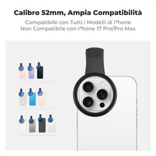 Carica l'immagine nel visualizzatore di Gallery, K&amp;F CONCEPT 52mm Clip-on Filtro Polarizzatore CPL Circolare per Cellulari