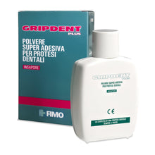 Carica l'immagine nel visualizzatore di Gallery, Gripdent Plus - Polvere Super Adesiva per Dentiere e Protesi Dentali - Non Crea Irritazioni, Fissaggio Molto Semplice
