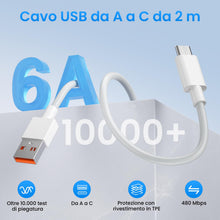 Carica l'immagine nel visualizzatore di Gallery, Caricabatterie 120W per Xiaomi 14T Pro 13T / 12T Pro con 1.5 m Cavo USB C