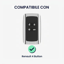 Carica l'immagine nel visualizzatore di Gallery, kwmobile Custodia Compatibile con Renault Smart Key 4 Tasti (Keyless Go) - Cover Chiavi Auto Protezione Copri Telecomand