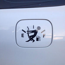 Carica l'immagine nel visualizzatore di Gallery, Adesivo per decorare il coperchio del serbatoio dell’auto, design divertente con l’indicatore della benzina