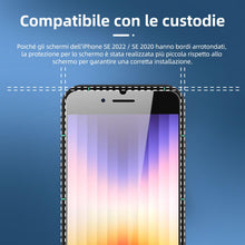 Carica l'immagine nel visualizzatore di Gallery, NEW'C Pellicola Vetro per iPhone SE 2022/2020, in Vetro Temperato