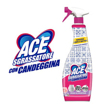 Carica l'immagine nel visualizzatore di Gallery, ACE Spray Sgrassatore con Candeggina, Rosa e Lavanda, 2 flaconi da 600 mL