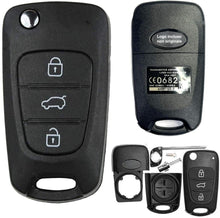 Carica l'immagine nel visualizzatore di Gallery, 🇮🇹 GUSCIO COVER CHIAVE 3 TASTI COMPATIBILE PER HYUNDAI I20 I30 IX20 IX35 TELECOMANDO