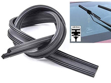 Carica l'immagine nel visualizzatore di Gallery, CARALL 2 Pezzi Gommini Refill Flat, 28'' 700mm, Ricambio Univesale Per Spazzole Tergicristallo, Compatibile Con Bosch Ae