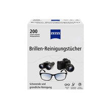 Carica l'immagine nel visualizzatore di Gallery, Zeiss 200 salviette per la pulizia degli occhiali (confezionate