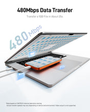 Carica l'immagine nel visualizzatore di Gallery, CUKTECH Cavo da USB-C a USB-C da 240 W, ricarica rapida 6 A, nero
