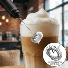 Carica l'immagine nel visualizzatore di Gallery, edihome, Montalatte Elettrico per Cappuccino, Frullino Montalatte Portatile, Schiuma Latte Elettrico per Latte e Caffè, 