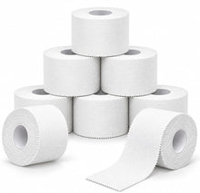 Carica l'immagine nel visualizzatore di Gallery, 8 Rotoli Nastro Sportivo Bianco Nastro Autoadesivo Bendaggi Sportivi Strappabile 3,8cm x 10m