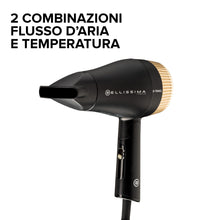 Carica l'immagine nel visualizzatore di Gallery, Bellissima Imetec B-Travel Asciugacapelli da Viaggio, Portatile e Compatto, 1400 Watt, Manico Pieghevole, Concentratore 