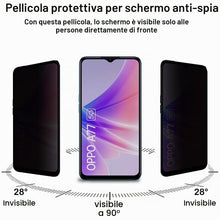 Carica l'immagine nel visualizzatore di Gallery, Privacy Pellicola Protettiva per OPPO A77 5G/OPPO A57 4G/5G/OPPO A57s