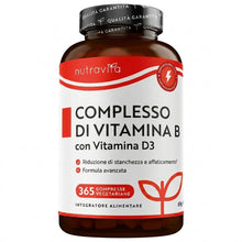 Carica l'immagine nel visualizzatore di Gallery, Nutravita Vitamina B Complex con D3-1 Anno