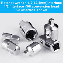 Carica l'immagine nel visualizzatore di Gallery, Flintronic Adattatore per bussola/riduttore, 1/2 "Drive Twist Nut Remover, Set di adattatori 1/4", 3/8", 1/2" per dadi, 