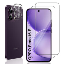 Carica l'immagine nel visualizzatore di Gallery, Locofun Vetro Temperato per Oppo Reno 16 F/ 16 FS, 2+2 Pezzi