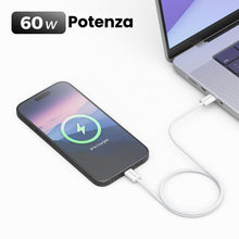 Carica l'immagine nel visualizzatore di Gallery, deleyCON 2x 0,5m Cavo USB C PD (60W Ricarica Rapida) Corto 50cm USB-C a C Ricarica Dati per iPhone 17 16 15 Pro Max Air 