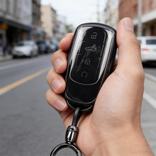 Carica l'immagine nel visualizzatore di Gallery, Cover Chiave Guscio Chiavi Auto in TPU Trasparente Custodia Protettiva con Portachiavi Anticaduta Compatibile con Chery 