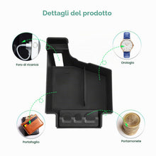 Carica l'immagine nel visualizzatore di Gallery, GAFAT Compatibile con Volvo XC60 XC90 V60 S60 V90 S90 2017-2026 Scatola Portaoggetti Console Centrale, Accessori XC60 Or