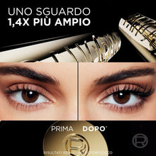 Carica l'immagine nel visualizzatore di Gallery, L'Oréal Paris Mascara Volumizzante, Ciglia a Ventaglio, Sguardo più Ampio, Adatto a Occhi Sensibili, Arricchito con 5% S