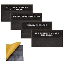 Carica l'immagine nel visualizzatore di Gallery, ACIT Foglio di neoprene adesivo isolante, Confezione da 4 fogli, guarnizione adesiva, gomma adesiva, pannelli poliuretan