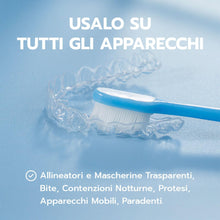 Carica l'immagine nel visualizzatore di Gallery, GELDIS Spazzolino per Apparecchi Ortodontici, Pulizia Mascherine, Bite, Protesi, Uso Quotidiano