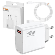 Carica l'immagine nel visualizzatore di Gallery, Caricatore Rapido 90W con Cavo USB C 6A 2M per Xiaomi