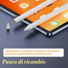 Carica l'immagine nel visualizzatore di Gallery, 6 Pezzi Punte Tips per Apple Pencil 1/2 Generazione, 2 Pezzi Tappo Magnetico per Apple Pencil, Alta Sensibilità Punte