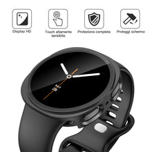 Carica l'immagine nel visualizzatore di Gallery, Misxi 2-Pezzi Cover Rigida per PC con Protezione in Vetro Temperato per Samsung Galaxy Watch 9/8 44mm, Custodia Anti-Sca