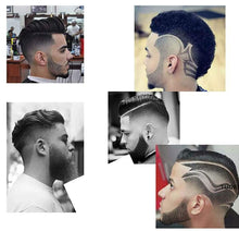Carica l'immagine nel visualizzatore di Gallery, Strumento per modellare la barba da uomo con pettine integrato, modello trasparente per pettine, baffi, basette, mascell