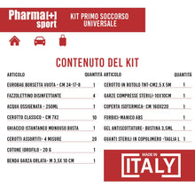 Carica l'immagine nel visualizzatore di Gallery, PHARMA+SPORT Kit Pronto Soccorso Auto, Casa e Viaggio – 51 Pezzi