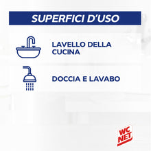 Carica l'immagine nel visualizzatore di Gallery, Wc Net Professional Sturascarichi 5 Azioni in 1, Disgorgante Gel, 1000 ml