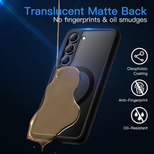 Carica l'immagine nel visualizzatore di Gallery, JETech Cover Magnetica Opaca per Samsung Galaxy S23 Plus, Nero