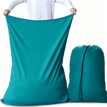 Carica l'immagine nel visualizzatore di Gallery, AiQInu Grandi Sacchi da Biancheria Coulisse Sacco della Biancheria Pieghevole Borsa della Lavanderia, 70 x 115 cm,2 pz