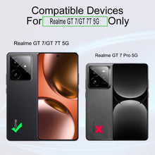 Carica l'immagine nel visualizzatore di Gallery, Ibywind Vetro Temperato per Realme GT 7/GT 7T 5G,2 Pezzi Durezza 9H PellicolaProtettiva con Protezione Fotocamera,Facile