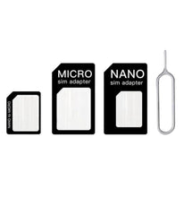 Carica l'immagine nel visualizzatore di Gallery, FLLAGG20 1X Adattatore SIM 3in1 Nano Micro Standard Nero con Pin Estrazione