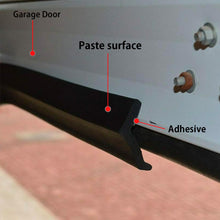 Carica l'immagine nel visualizzatore di Gallery, Guarnizione Porta Garage 3m Guarnizione Basculante Autoadesive Garageguarnizione Soglia Porta Garage Universale Con Chio