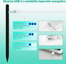 Carica l'immagine nel visualizzatore di Gallery, TQQ Penna per Tablet, 2.0 Stylus Pen Tablet Android Compatibile con Samsung/Lenovo/Xiaomi/Huawei/Touch Screen, Stylus Pe