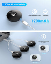 Carica l'immagine nel visualizzatore di Gallery, Gerbala Vetrina RGB Ricaricabile USB,Luci Led Senza Filo con Telecomando, Funzione Temporizzazione, 12 Multicolore, Luce