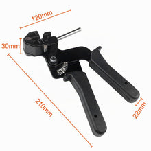 Carica l'immagine nel visualizzatore di Gallery, Gvolatee Pistola per Fascette Inossidabile Acciaio Carbonio, Pinza Fascette Metalliche Strumento Serraggio, Pinza per St