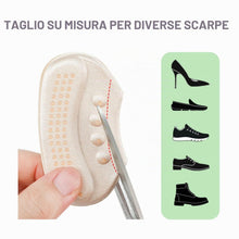 Carica l'immagine nel visualizzatore di Gallery, VivoFoot 4 pezzi antiscivolo per tallone, fodera per tallone e riempitivo per scarpe troppo grandi o larghe, forte adesi