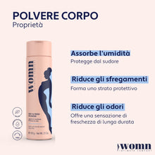 Carica l'immagine nel visualizzatore di Gallery, womn Polvere Intima Donna – Contro Sudore, Sfregamenti &amp; Odori 100 g