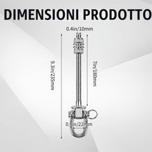 Carica l'immagine nel visualizzatore di Gallery, Ganci per Altalena Resistenti in Acciaio Inox con Cuscinetti Confezione da 2, Bulloni M10 Girevole, capacità 680 kg, per