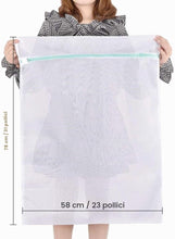 Carica l'immagine nel visualizzatore di Gallery, OTraki Sacchetti per Lavatrice, 60 X 80 cm Borsa Lavanderia con Cerniera Sacchetti Biancheria Lavatrice Grande Sacco Lavanderia per Camiceria, Calze, Intimo e Vestiti Borse di Lavaggio(2 Pezzi)